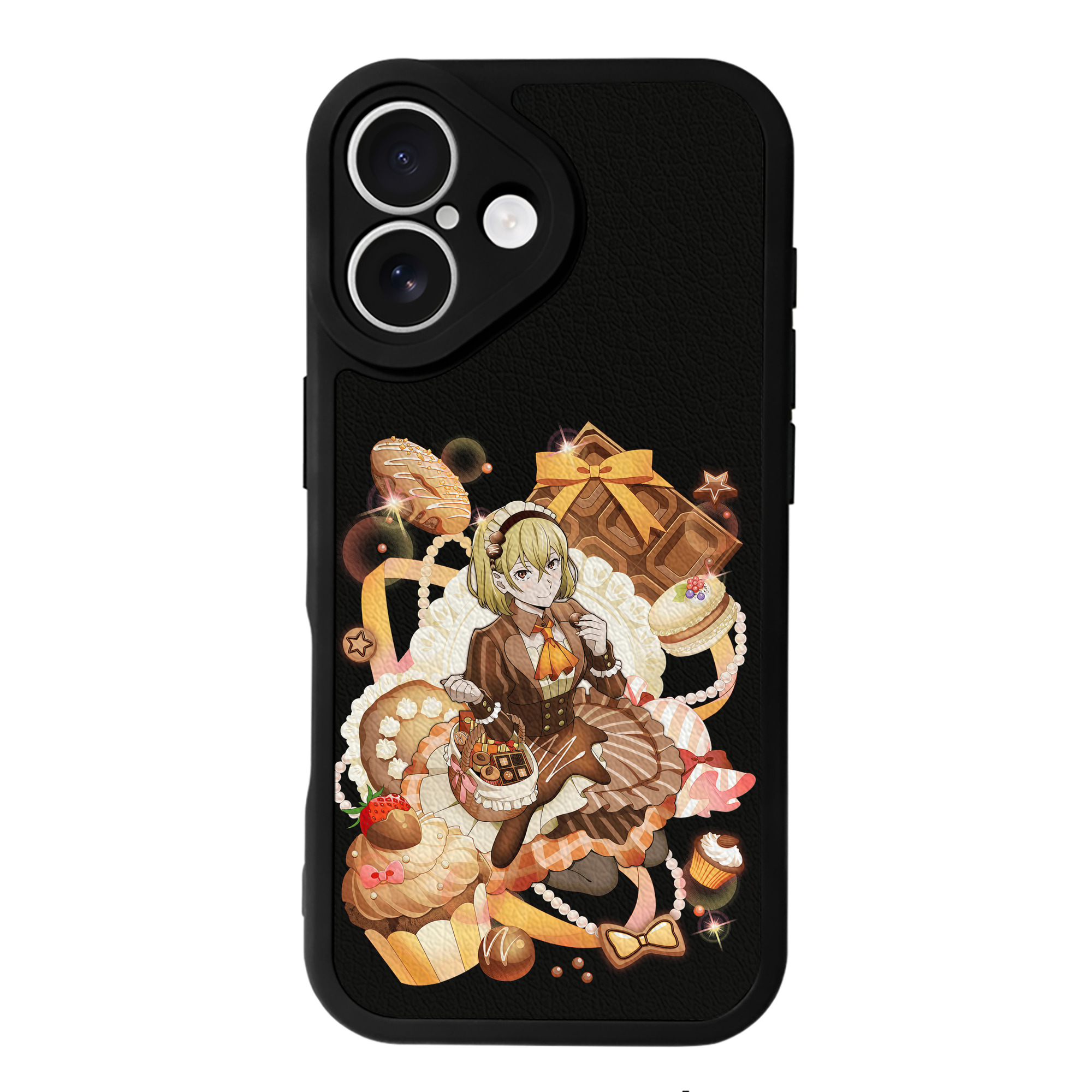 （画像用） 文豪ストレイドッグス Bungo Stray Dogs 【iPhone 16シリーズ対応】シリコンスマホケース（レザー調） 材質：シリコン